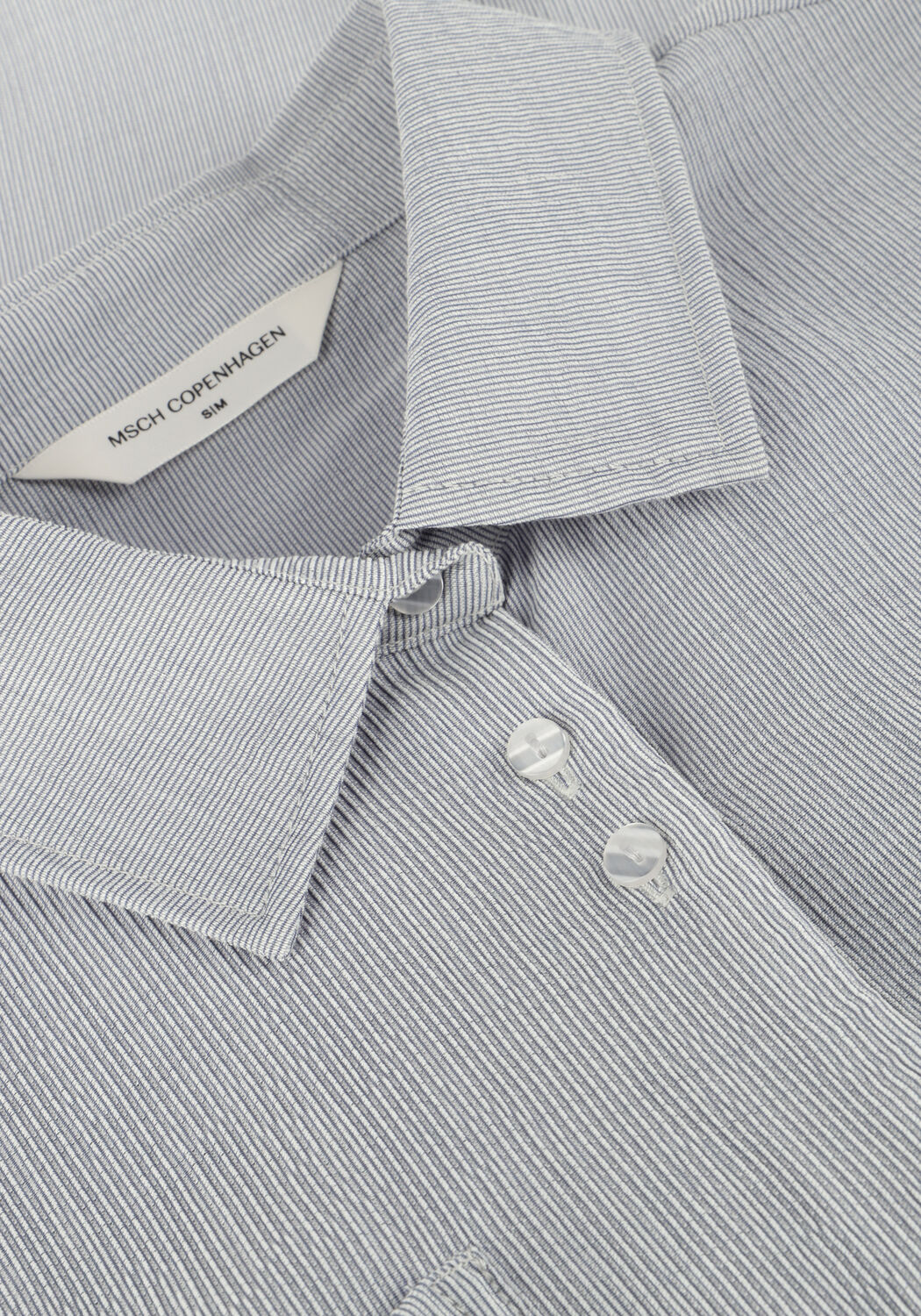 Grijze MSCH COPENHAGEN Blouses MSCHKINLEY 2 4 SHIRT STP - large