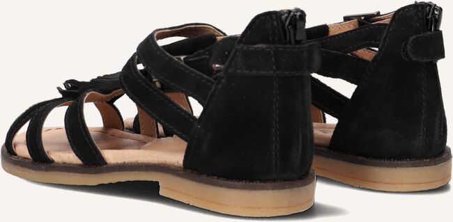 Zwarte CLIC! Platte sandalen 8909 Zwarte CLIC! Platte sandalen 8909 - large