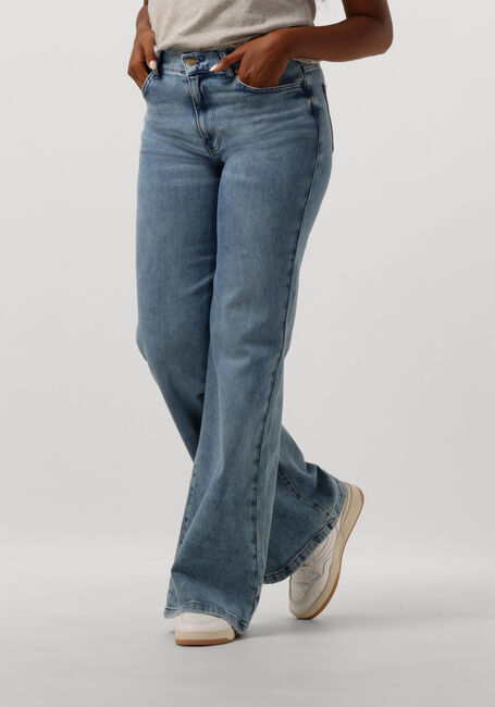 Blauwe CO'COUTURE Wide jeans DORYCC BLEACH LONG JEANS - large