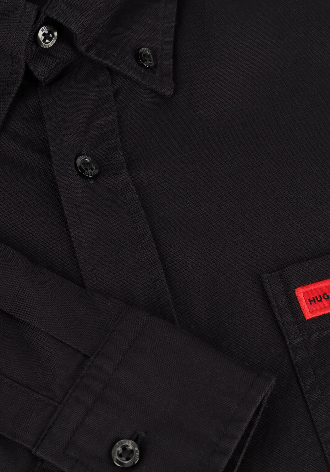 Zwarte HUGO Casual overhemd EVITO - large
