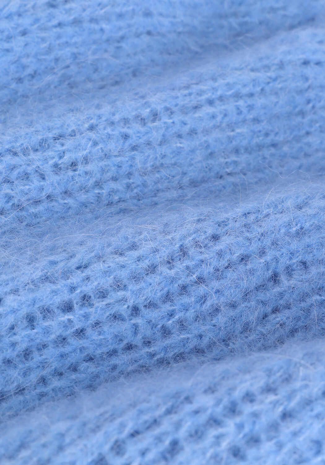 Lichtblauwe NEO NOIR Trui COFO FLUFFY KNIT BLOUSE - large