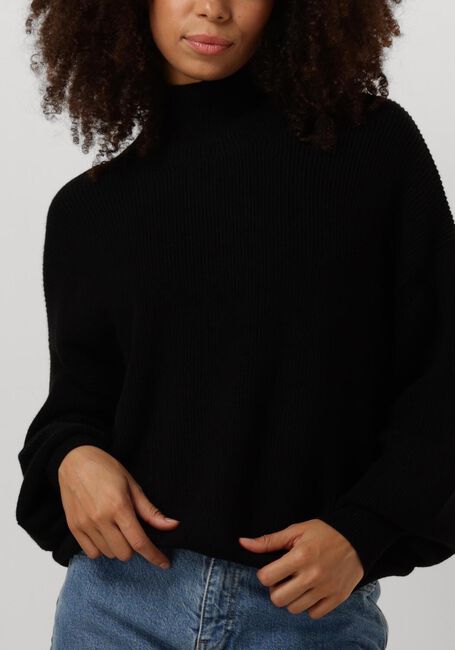 Zwarte MSCH COPENHAGEN Coltrui MSCHMAGNEA RACHELLE RIB PULLOVER - large
