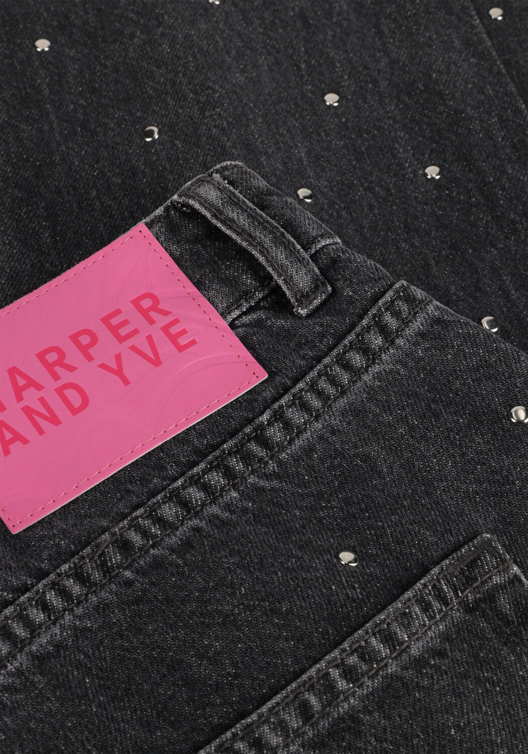 Grijze HARPER & YVE Wide jeans YVE-PA - large
