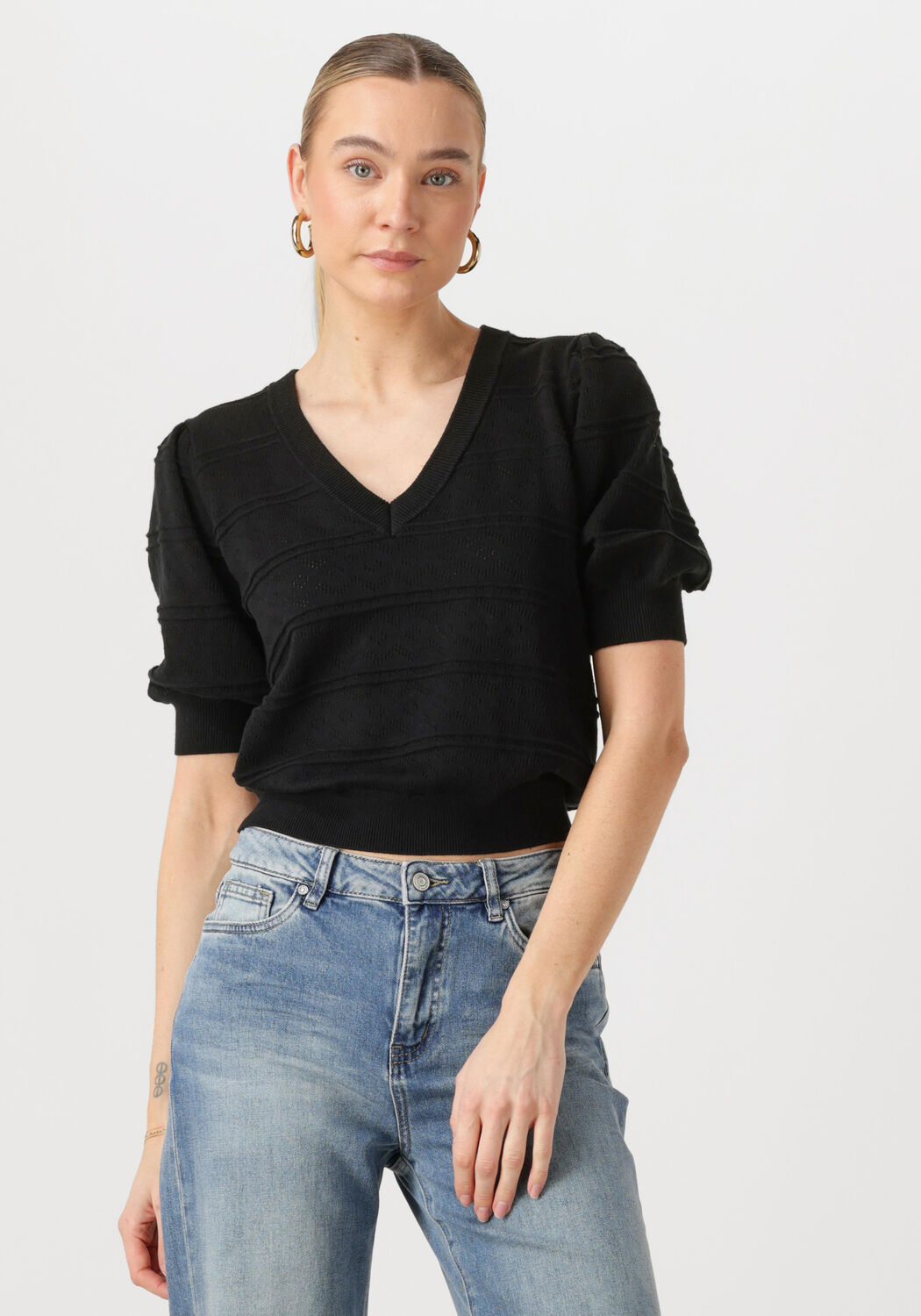 MINUS Dames Truien & Vesten Kesha Knit Pullover Zwart