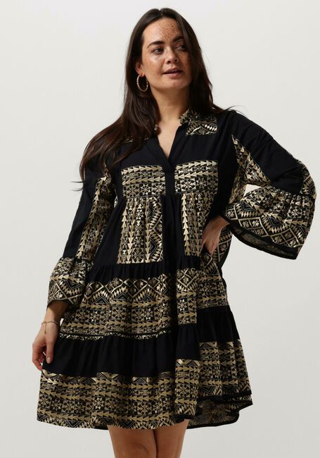 Zwarte GREEK ARCHAIC KORI Mini jurk 330652 - large