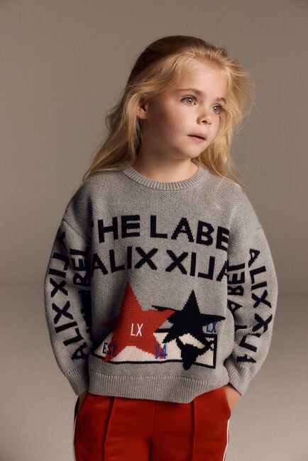 ALIX MINI KNITTED JACQUARD PULLOVER ALIX MINI KNITTED JACQUARD PULLOVER - large