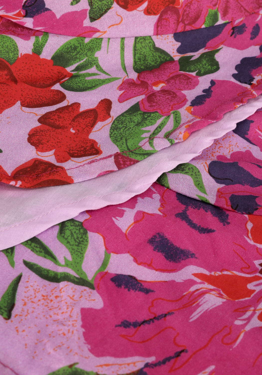 Multi ALIX THE LABEL Mini jurk LADIES WOVEN PAINTED FLOWER BRODERIE DRESS - large