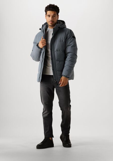 Blauwe PURE PATH Gewatteerde jas REGULAR FIT JACKETS PADDED404 - large