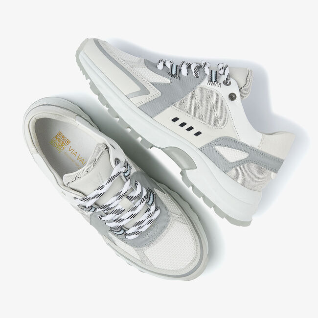 Zilveren VIA VAI Lage sneakers DANAE HALO - large