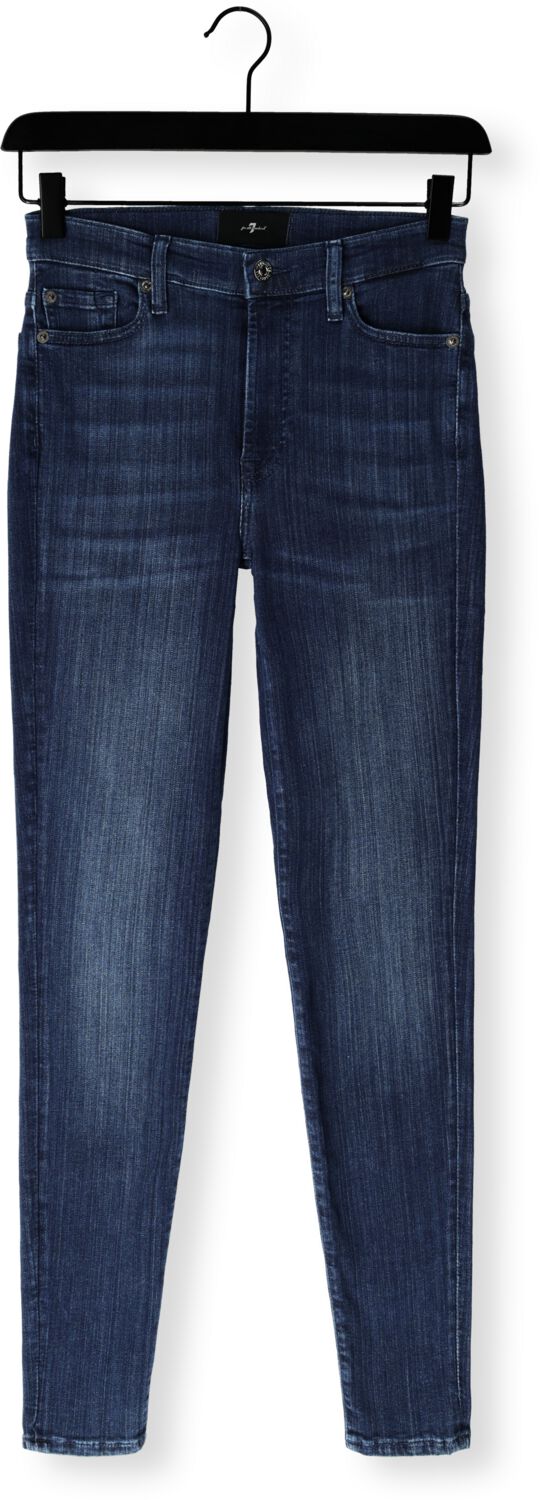 7 FOR ALL MANKIND Dames Jeans High Waist Skinny Blauw