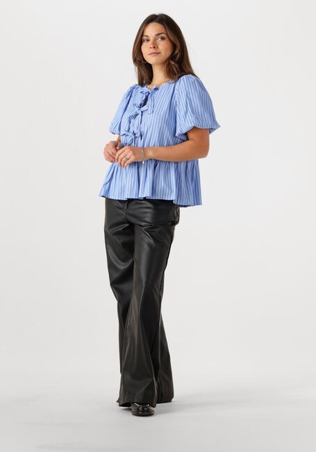 Lichtblauwe NOTRE-V Blouses NV-FREDERICA STRIPE - large