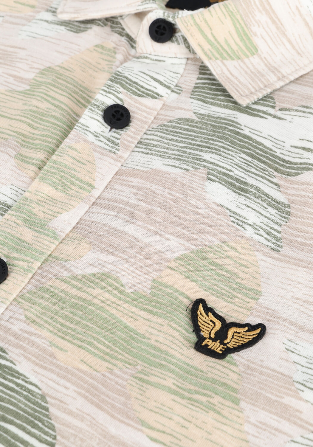 Multi PME LEGEND Casual overhemd SHORT SLEEVE SHIRT PRINT ON JERSEY SLUB - large