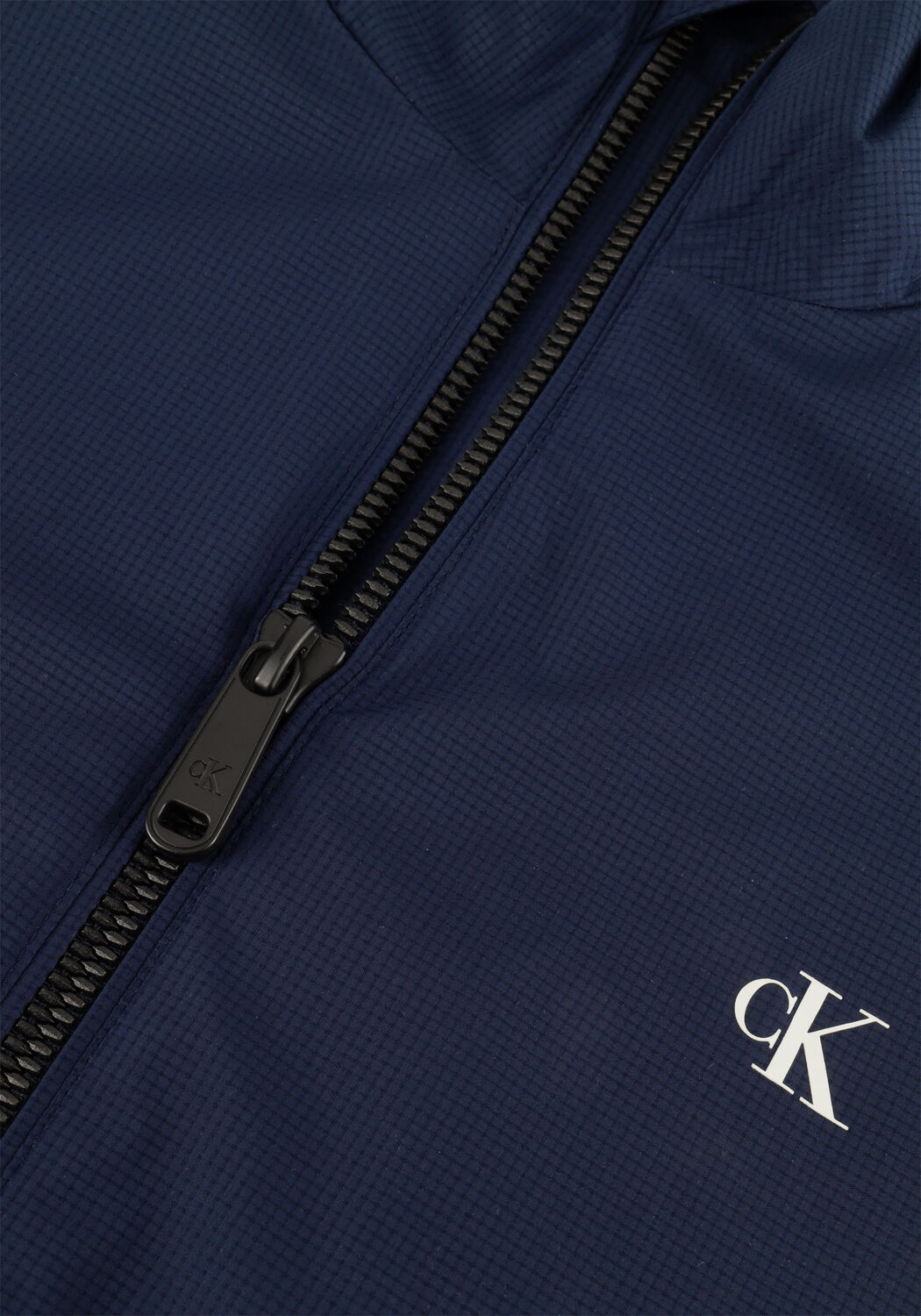 Donkerblauwe CALVIN KLEIN Jack LS RIPSTOP PADDED HARRINGTON JKT - large