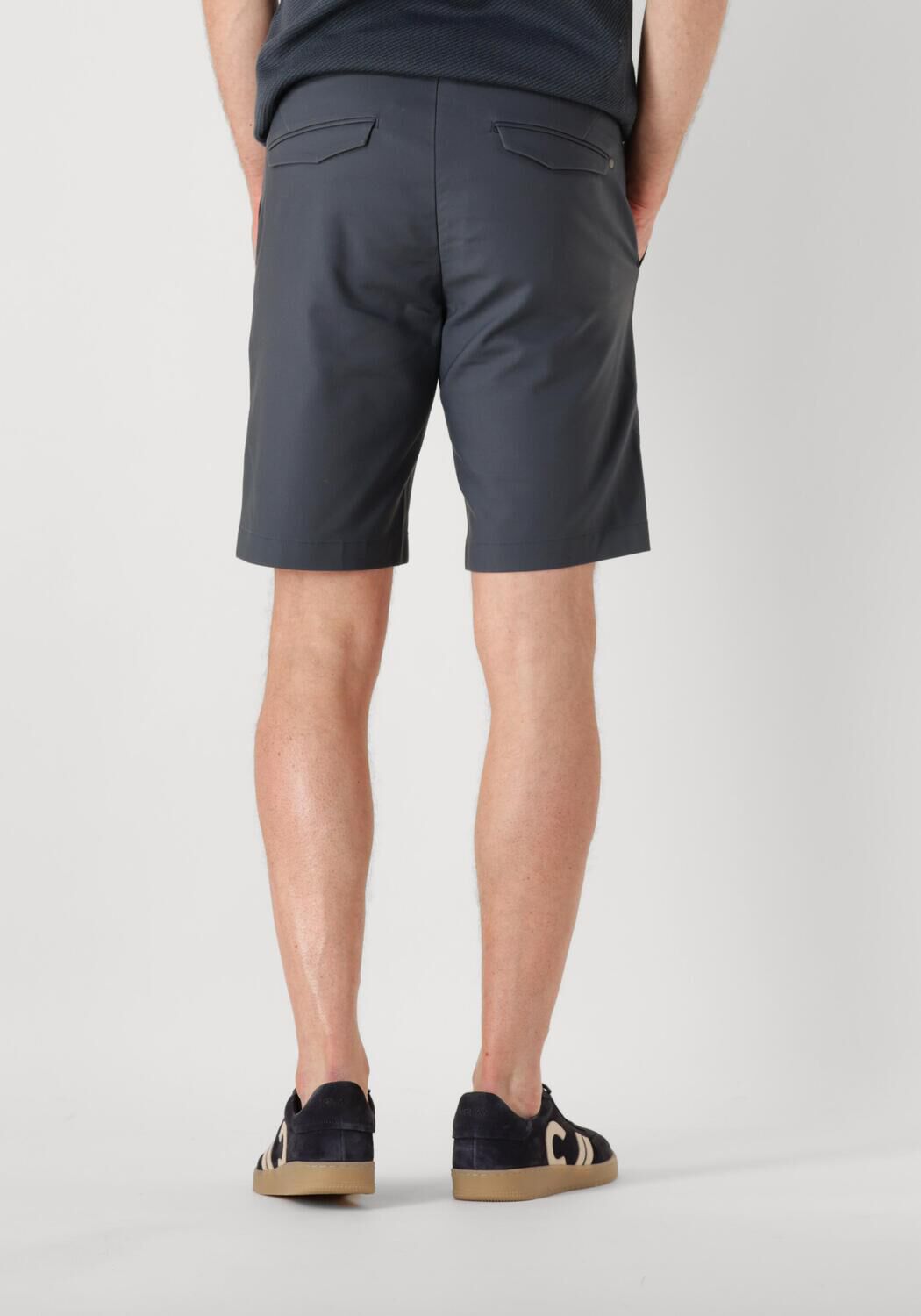 CAST IRON Heren Broeken Riser Shorts Comfort Stretch Blauw