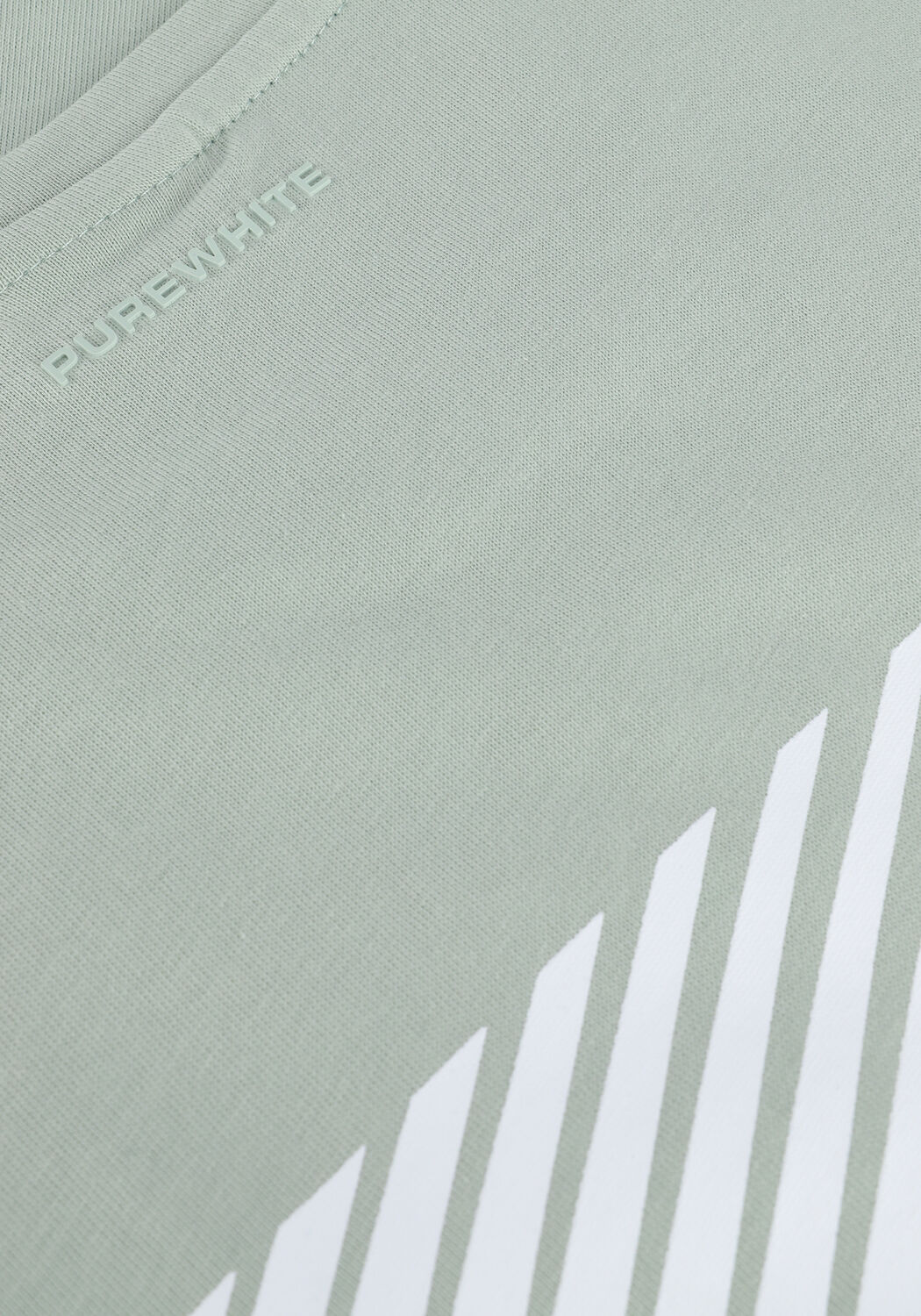 Groene PUREWHITE T-shirt 22010121 - large