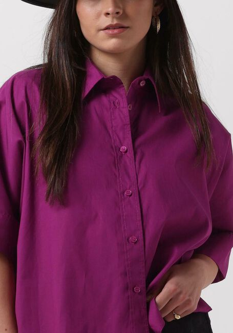 Paarse VANESSA BRUNO Blouses BOBBY CHEMISE MC - large