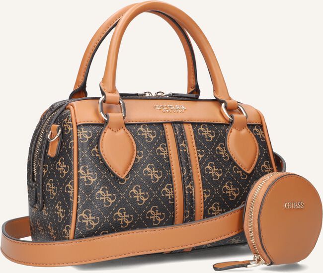 Bruine GUESS Handtas NOELLE BOX SATCHEL Bruine GUESS Handtas NOELLE BOX SATCHEL - large
