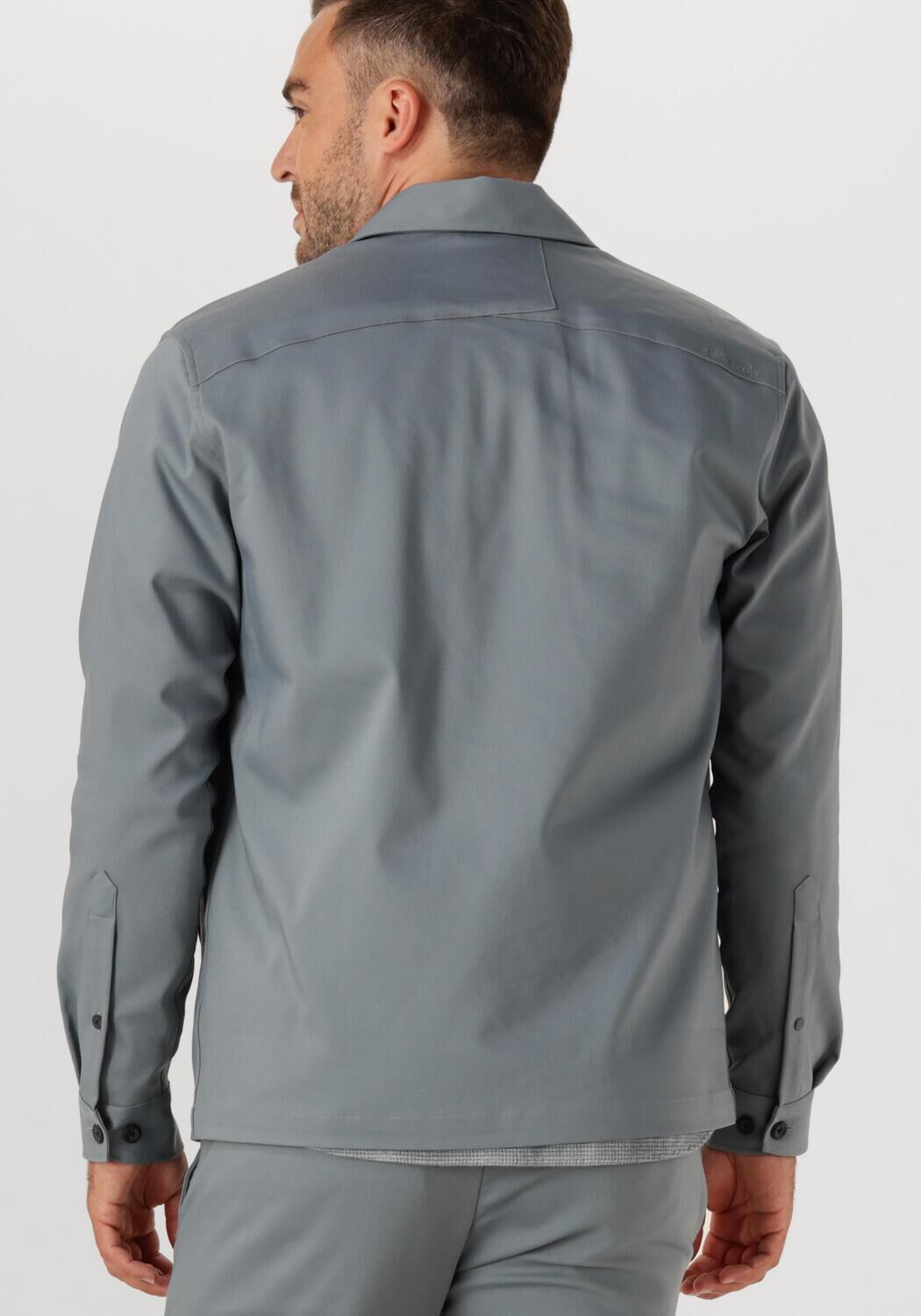 CAST IRON Heren Overshirts Cf Riser Shirtjacket Grijs