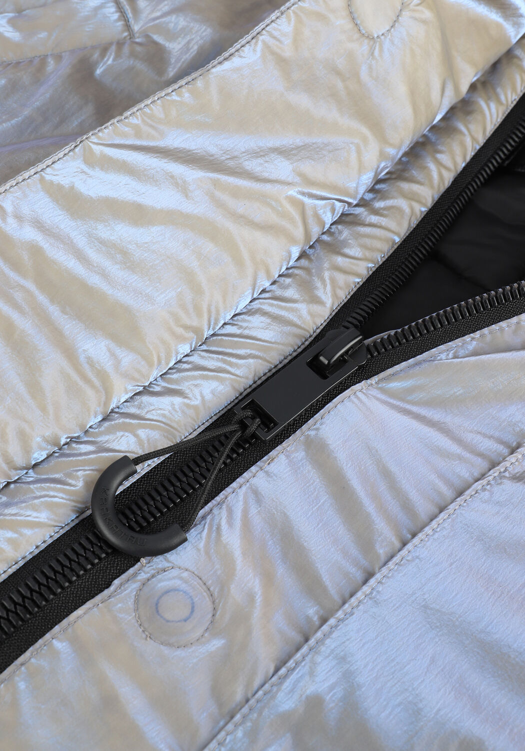 Zilveren KRAKATAU Gewatteerde jas QW324 - large