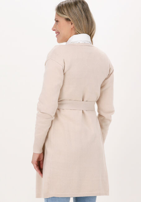Beige MINUS Vest LUPI LONG KNIT WRAP CARDIGAN - large