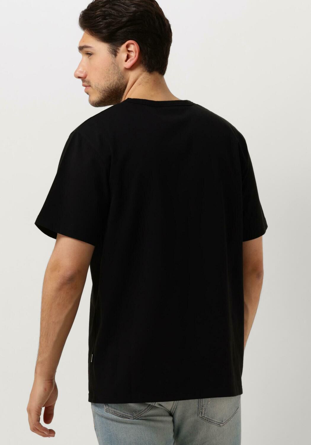 FORÉT Forét Heren Polo's & T-shirts Bass T-shirt Zwart