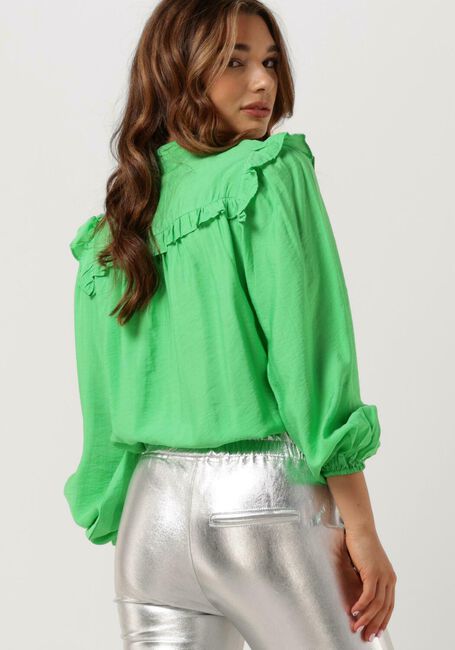 Groene CO'COUTURE Blouse CALLUM FRILL SHOULDER SHIRT - large