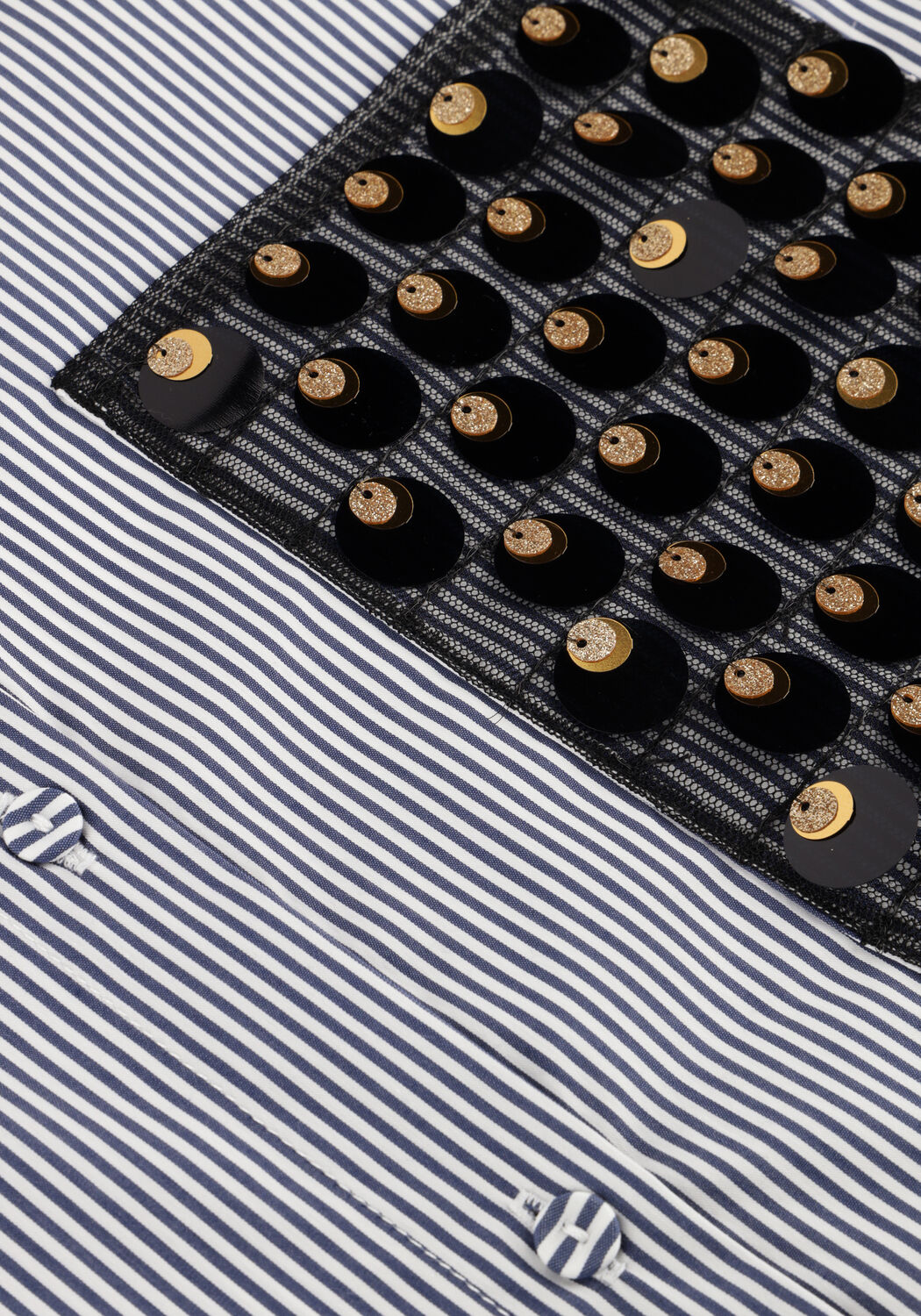 Multi JANSEN AMSTERDAM Blouses GOLDIE BLOUSE CS3 726 SEQUINS POCKET - large