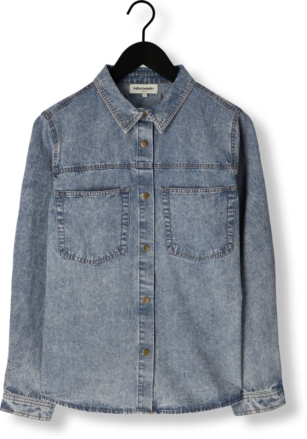 LOLLYS LAUNDRY Dames Blouses Megll Shirt Ls Lichtblauw