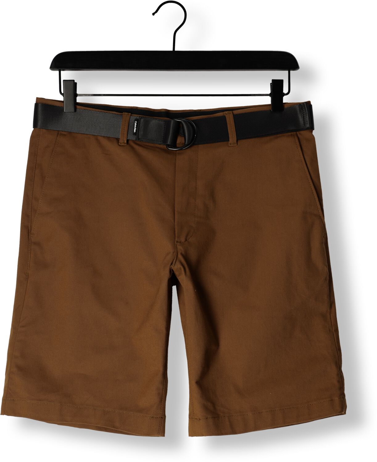 CALVIN KLEIN Heren Broeken Modern Twill Slim Short Belt Camel