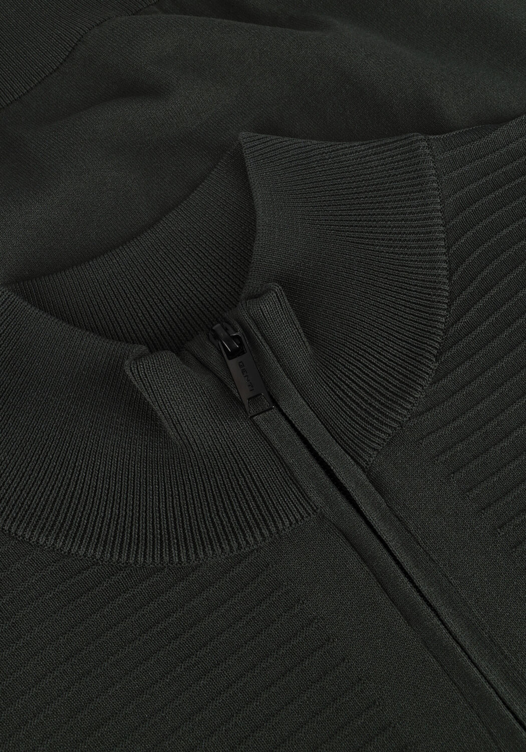 Donkergroene GENTI Trui K1146-3260 - large