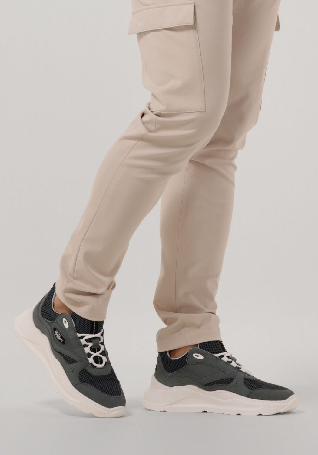 Blauwe MALELIONS Lage sneakers MALELIONS MEN MESH RUNNER - large