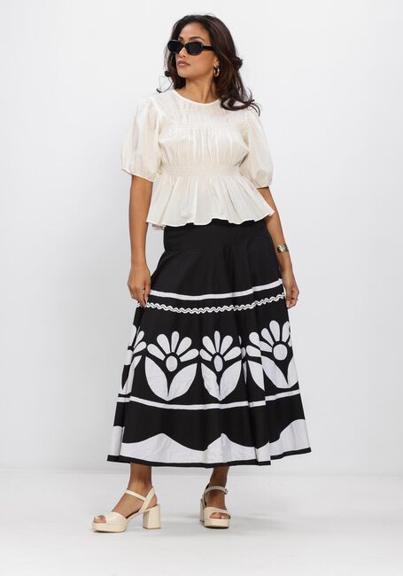 Gebroken wit ANTIK BATIK Top CAROLINE BLOUSE - large