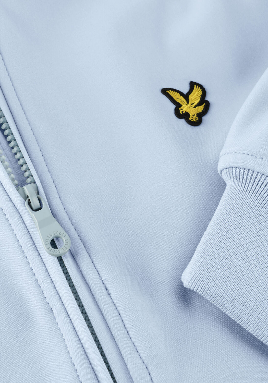 Lichtblauwe LYLE & SCOTT Jack MESH BACK SOFTSHELL JACKET - large