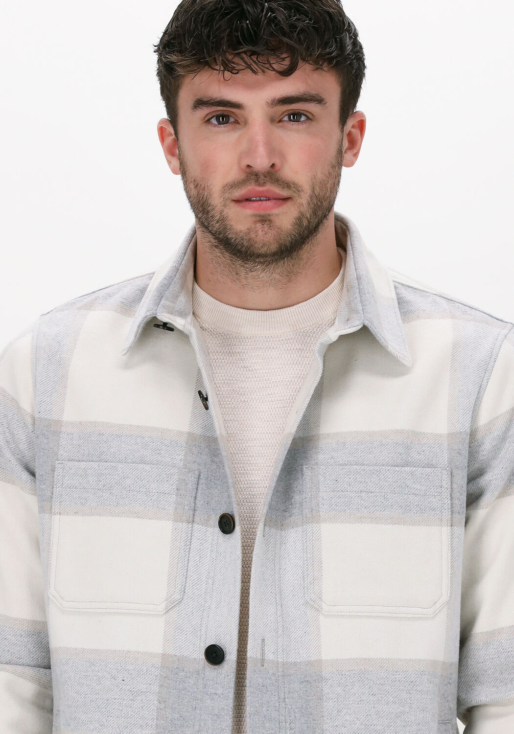 Overshirt geruit 2025 heren