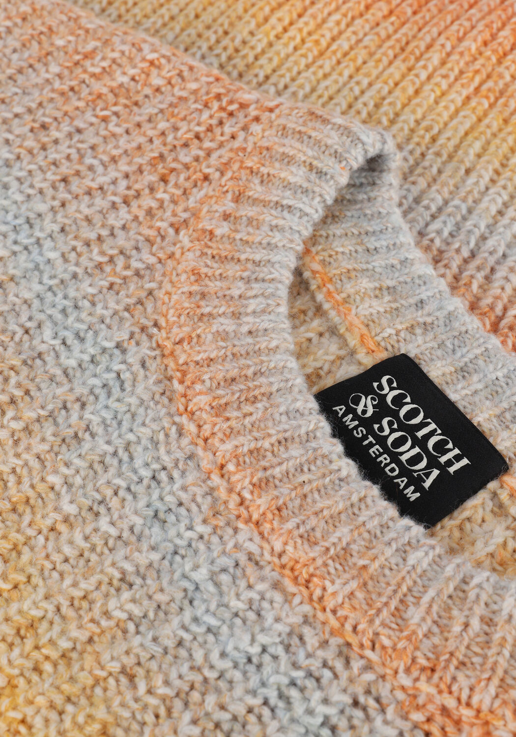 Multi SCOTCH & SODA Trui CREW NECK GRADIENT SWEATER - large