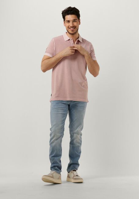 Lichtroze PME LEGEND Polo SHORT SLEEVE POLO GARMENT DYED PIQUE - large