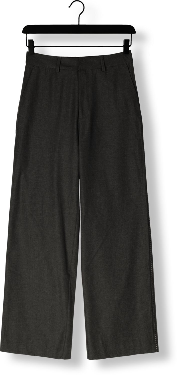 ALIX THE LABEL Dames Broeken Ladies Woven Wide Leg Pants Grijs