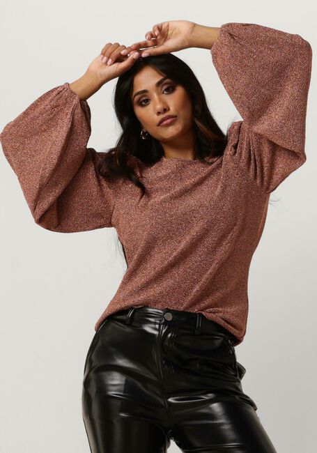 Roze SUMMUM Blouses LONG SLEEVE TOP LUREX JERSEY - large