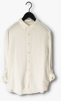 Witte SCOTCH & SODA Casual overhemd REGULAR-FIT LINEN SHIRT WITH SLEEVE ROLL-UP