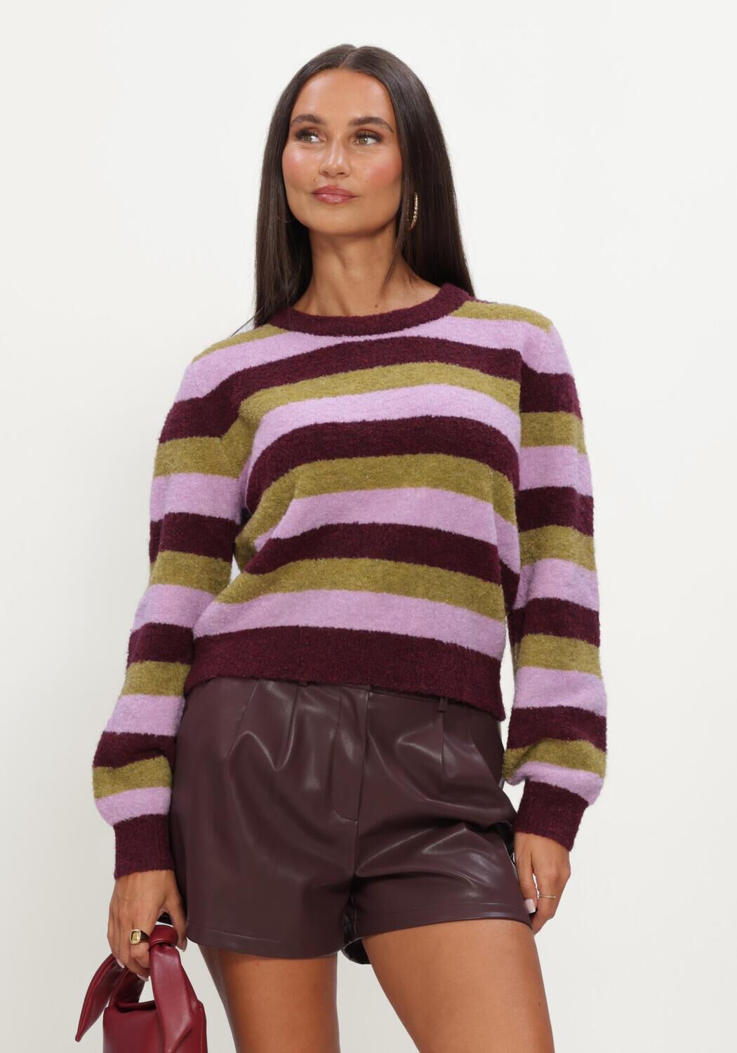 Multi YDENCE Trui KNITTED SWEATER AURORA - large