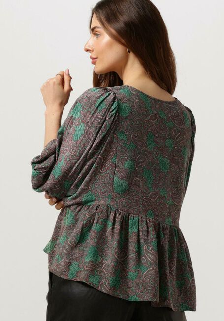 Groene SISSEL EDELBO Blouses ANGELINA SILK TOP - large