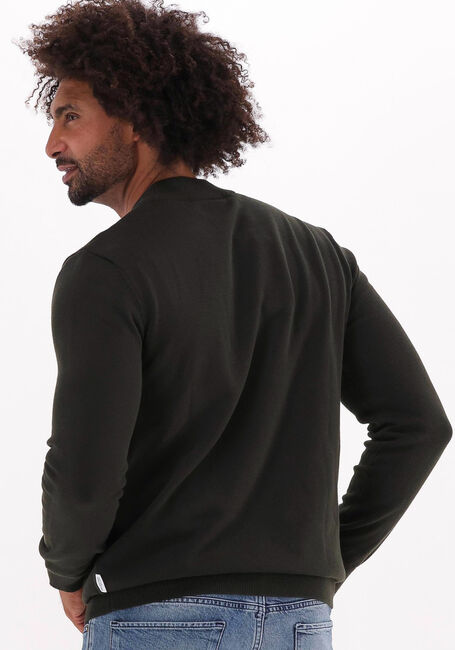 Donkergroene SELECTED HOMME Coltrui ROBERT LS KNIT MOCK NECK - large