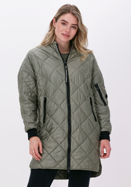 Groene BEAUMONT Gewatteerde jas OVERSIZED BOMBERCOAT - large