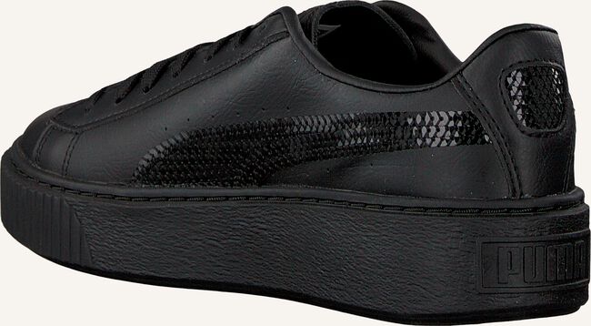 Zwarte PUMA Sneakers BASKET PLATFORM BLING JR Zwarte PUMA Sneakers BASKET PLATFORM BLING JR - large