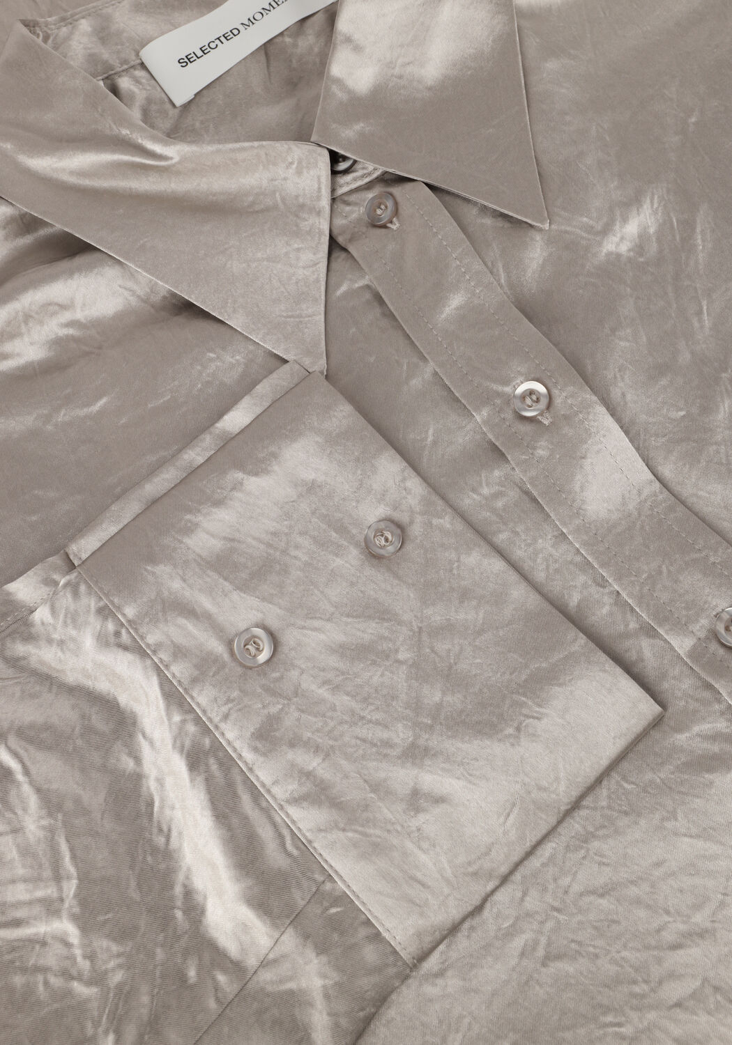 Beige SELECTED WOMEN Blouses SLFSELENE LS SHIRT - large