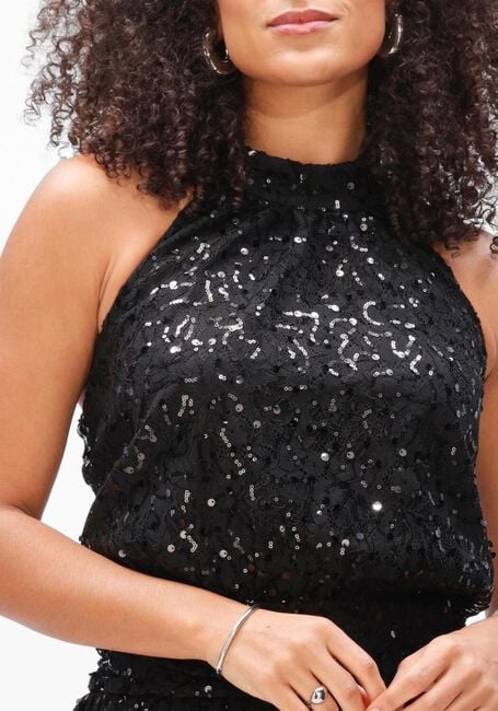 Zwarte NEO NOIR Mini jurk AZERA LACE DRESS - large