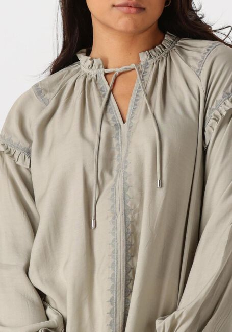 Beige MOS MOSH Blouses MMMARB SANSA EMB BLOUSE - large