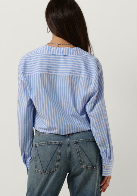 Blauwe ANOTHER LABEL Blouses ELSIE TOP L/S - large