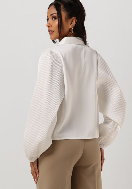 Witte ANOTHER LABEL Blouses MACY PLEATED SHIRT - large