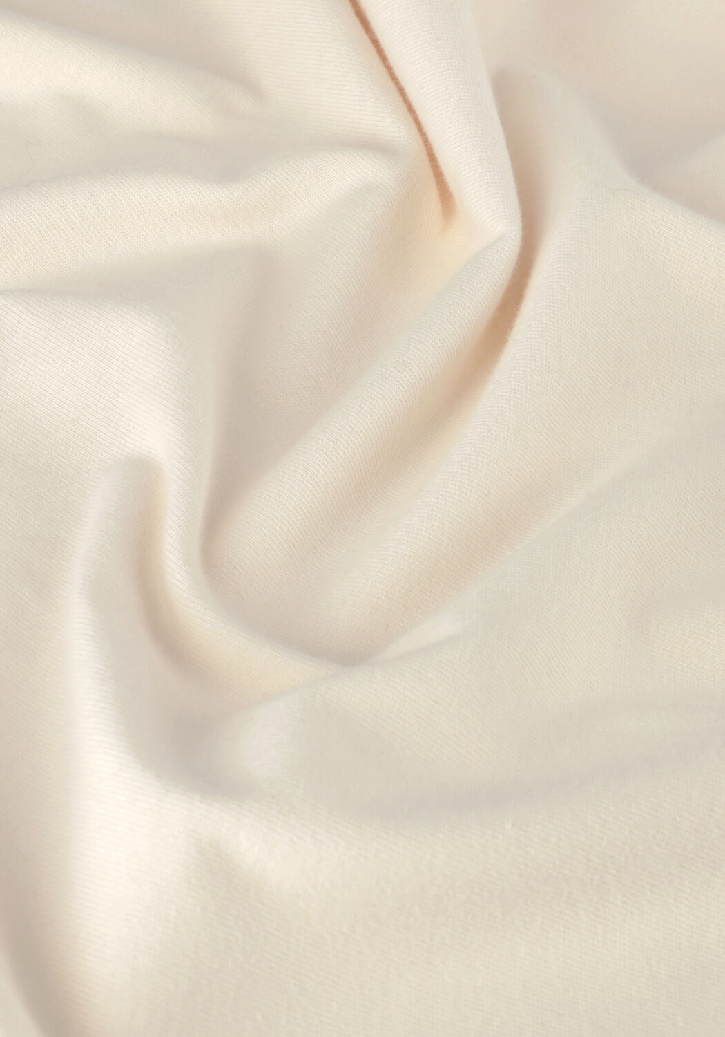 Ecru PUREWHITE T-shirt T-SHIRT WITH LABEL ON CHEST - large